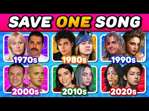 1970s vs 1980s vs 1990s vs 2000s vs 2010s vs 2020s🔥Epic 6-Decades Battle | Save One Song