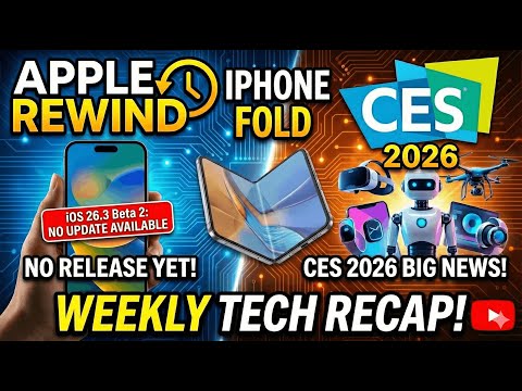 Apple Rewind- iOS 26 3 Beta 2, iPhone FOLD 3D Look, And CES Updates!