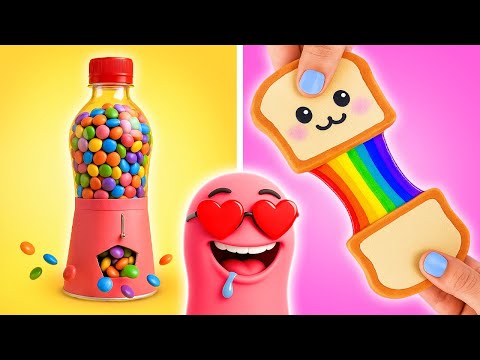 Unique Candy Crafts! 🍭✨ Fun DIY with Slick Slime Sam 🎨