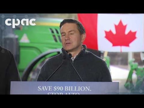 Pierre Poilievre calls on federal govt to cancel high-speed rail project – March 31, 2026