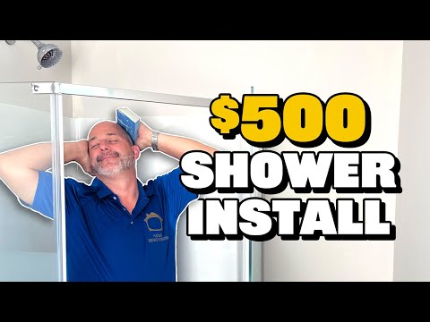 Plastic Wall Shower Kit Install From Home Depot