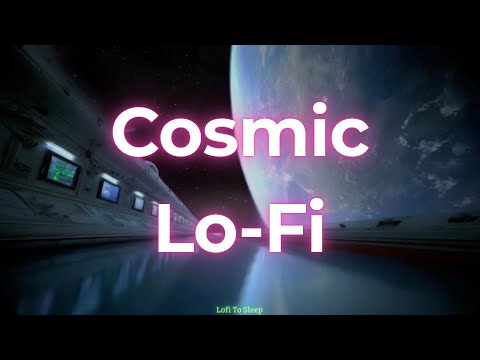 Dreamy Cyber Lo-Fi Space — Floating Through Stars, Calm Neon Waves & Deep Sleep Relaxation