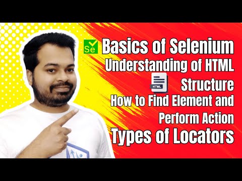 Basics of Selenium for Beginners | Types of Locators in Selenium | Locators in Selenium Part 1