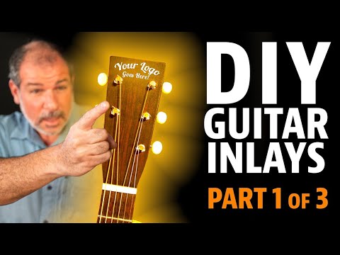 How To Inlay a Guitar Headstock - With Master Inlay Artist Craig Lavin (Episode 1)