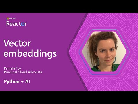 Python + AI: Vector embeddings