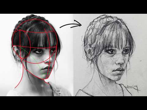 Master the Loomis Method – Draw Realistic Portraits in Less Than 10 Minutes!