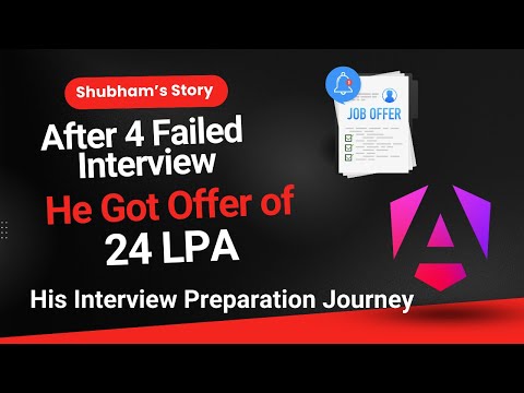 Failed 4 Interviews.. He Cleared the 5th! π₯ Angular Developer Gets 24 LPA | Real Success Story