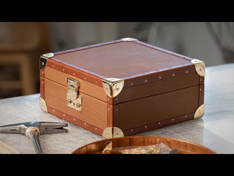 Making a Classic Leather Box / 클래식 가죽 박스 만들기
