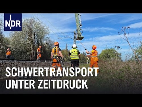 Schwerlasttransporte mit Heli, Schiff und LKW | Die Nordreportage | NDR Doku