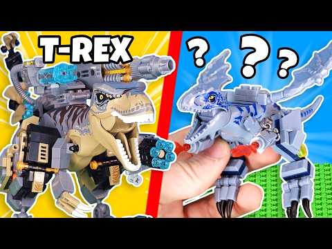 I built FAKE DINOSAUR MECHS out of LEGO…