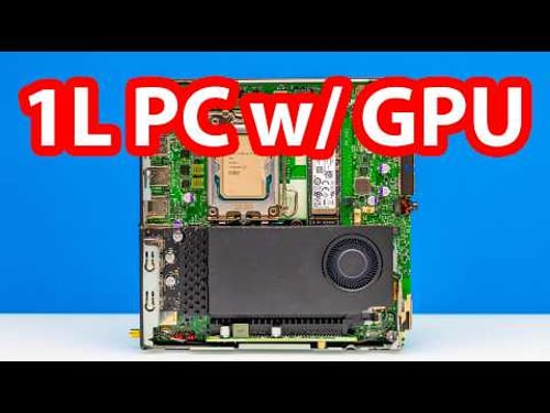 Even an NVIDIA GPU and 3x SSDs fit in 1L Lenovo ThinkStation P3 Tiny Gen2