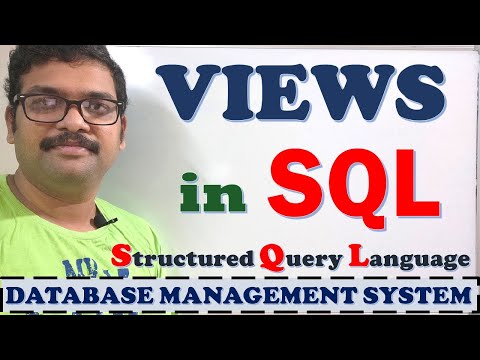 VIEWS IN SQL || CREATE VIEW FROM SINGLE TABLE / MULTIPLE TABLES || DROP VIEW