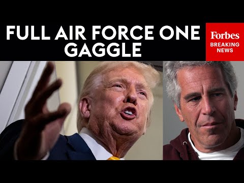 FULL AIR FORCE ONE GAGGLE: Trump Takes Questions About Epstein Emails, Tariff Rollbacks, And More