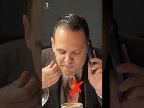 How a Gentleman Acts at a Restaurant