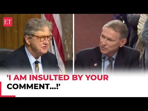 'I am insulted by your comment!': Retd General clashes with Sen Kennedy at mass deportations hearing