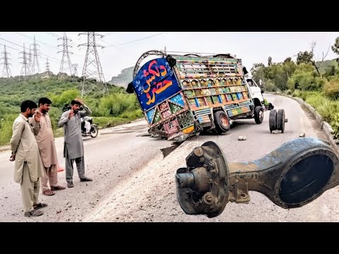 Pakistani Mechanic Recovers Truck Real Wheel Axel From Scrapyard Fixing a Shattered Axle Miles