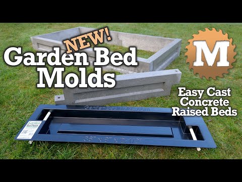 Concrete Raised Garden Bed Molds - Plastic ABS Portland Cement based Forms