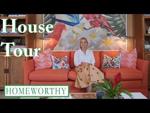 HOUSE TOUR | A Colorful Vintage Florida Villa with Bahamian Charm