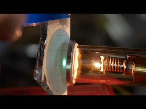 Shooting an electron beam through air
