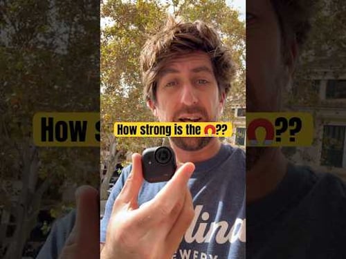 How strong is the magnet on the Insta360 go ultra? #insta360goultra #insta360 #camera 