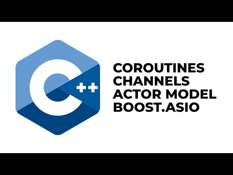 C++20 Coroutines and asio async channels (Actor model)