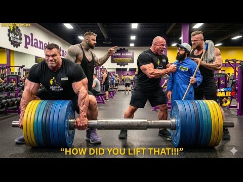 BODYBUILDERS start mocking me Again...until The cleaner destroyed in front of everyone 😳