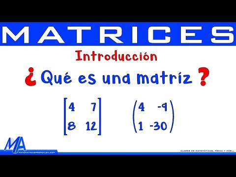 Matrices Introduction | Basic Concepts
