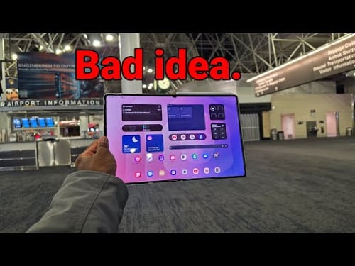 I Tried Traveling With Samsung’s MASSIVE Galaxy Tab S11 Ultra