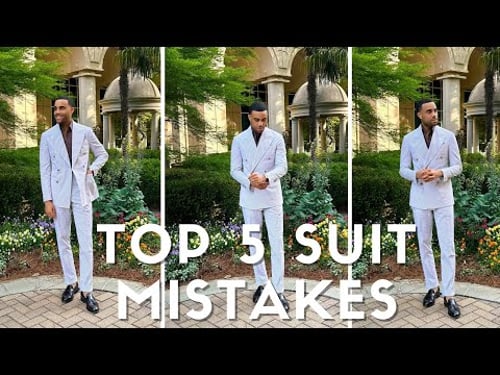 Top 5 Suit Mistakes Most Men Make (Don't do this) | ERIC AUSTIN