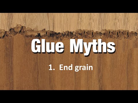 Glue Myths: 1. End grain