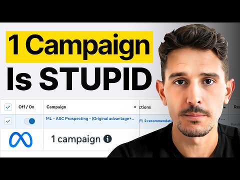DON’T Use One Facebook Ads Campaign (Do This Instead)