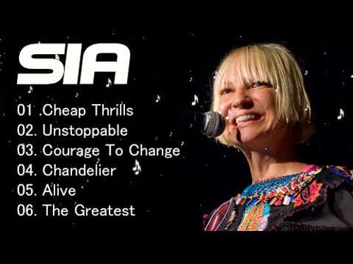 SIA Full Hits Songs Collection Album 2025 - SIA Best Songs Playlist 2025