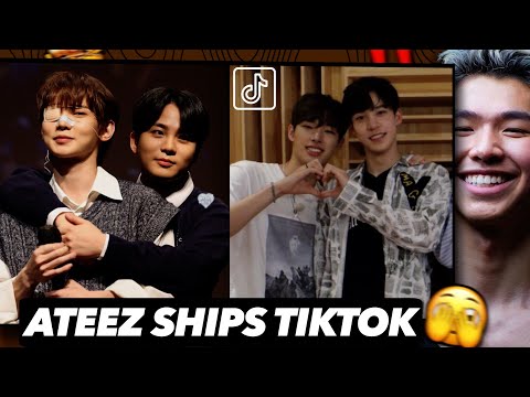 Athlete React to ATEEZ Ships TikToks