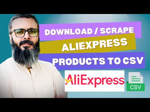 How to Scrape Products from Aliexpress to CSV