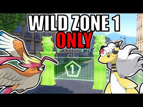 Can you beat Pokémon Legends ZA with only Wild Zone 1 Pokémon?