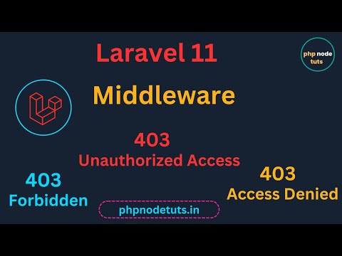 🤯Laravel 11 Middleware | Laravel 11 Middleware Tutorial| Laravel 11 Middleware Example | Laravel 11
