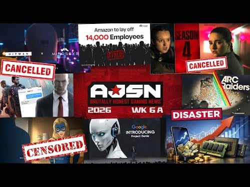 AJSN WK6A- TLOU S4 HBO Canceled?, Hitman in MindsEye?, Dispatch CENSORED, Google Crashes VG Industry