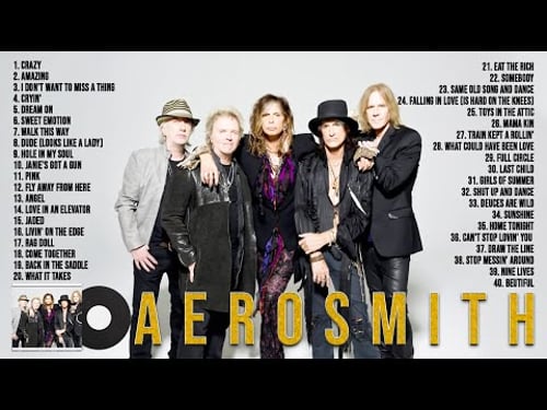 A E R O S M I T H Greatest Hits Full Album 2022 ~ A E R O S M I T H Best Songs Collection