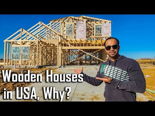 Why Houses in USA are Made of Wood? Concrete ke Ghar Kyo Nahi Hote America me?