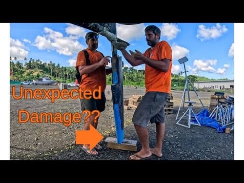 Episode 3: Haul Out After Hitting the Reef – How Bad Is the Damage? Rudder Trouble Again?!