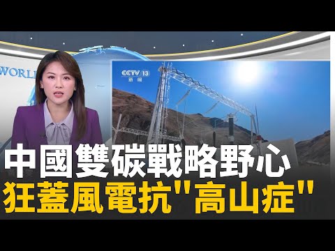 中國拚當電力大國!西藏蓋風電創紀錄!風電白菜價內捲惡化 ?!|國際密檔20251206|三立iNEWS