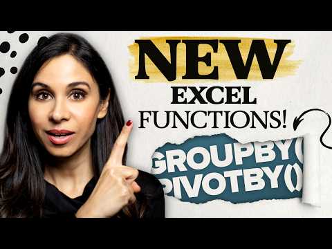 Excel GROUPBY & PIVOTBY Functions - All You Need to Know (do they BEAT Pivot Tables? 🤔)