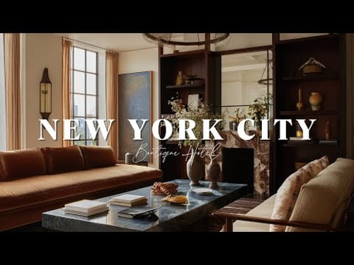 NYC Penthouse Interior Design Tour | Boutique Hotel–Style Luxury Living