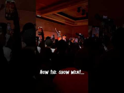 How rehearsal went vs How the show went!