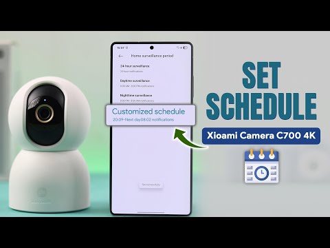 How to Set a Recording Schedule on Xiaomi C700 4k Smart Camera!