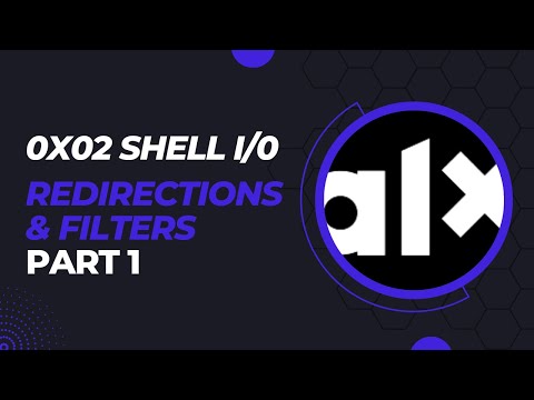 0x02 shell, I\O Redirections and Filters