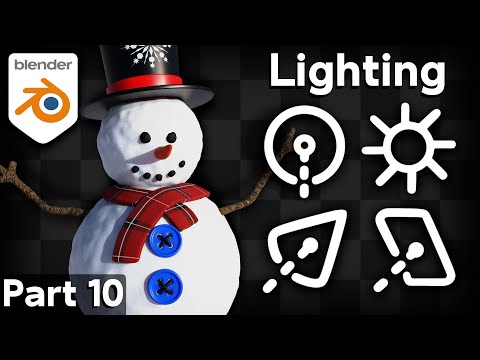 Part 10 - Blender for Complete Beginners Tutorial Series (Lighting & Render Engines)