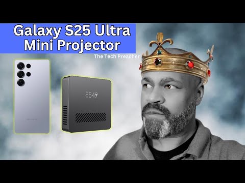 Galaxy S25 Ultra Meets 8849 Mars Mini HD Projector!