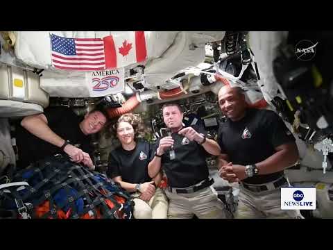 President Trump speaks with NASA Artemis II astronauts in space