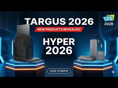 Targus x Hyper BEST Accessories From CES 2026!